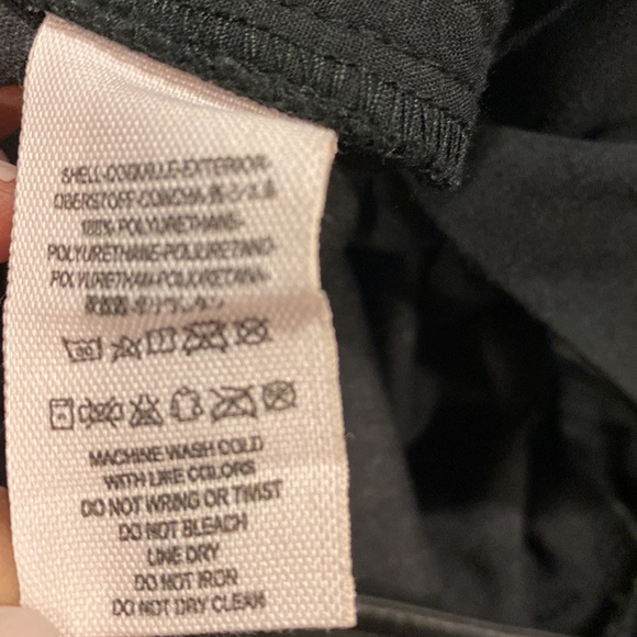 FREE PEOPLE Moto Faux Leather Pants Black Size 6 NWT - Picture 9 of 9